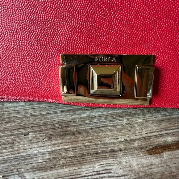 Furla Mimi Mini Hot Pink Crossbody Bag - Picture 8 of 14